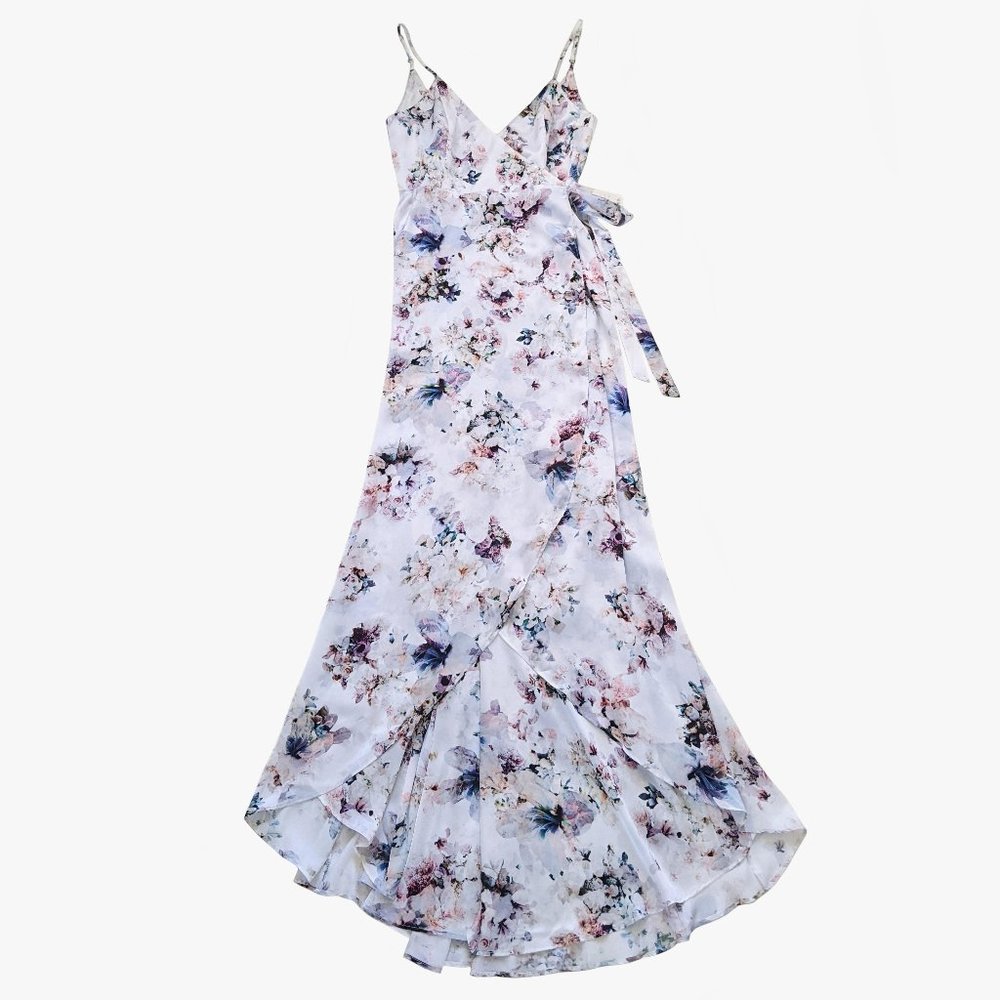 Show Me Your Mumu Mariah Floral Print Wrap Maxi Dress | Size S - Picture 2 of 15